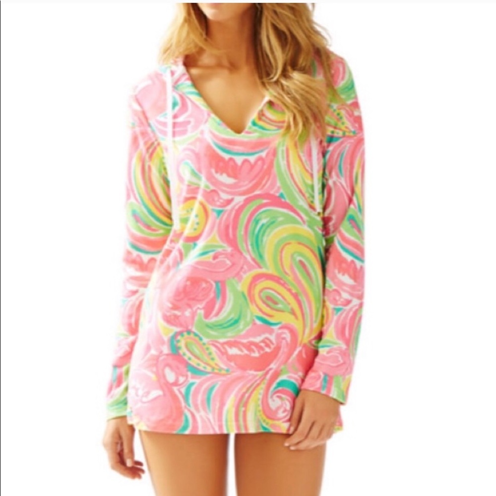 Lilly Pulitzer Megan Hoodie Beach Cover